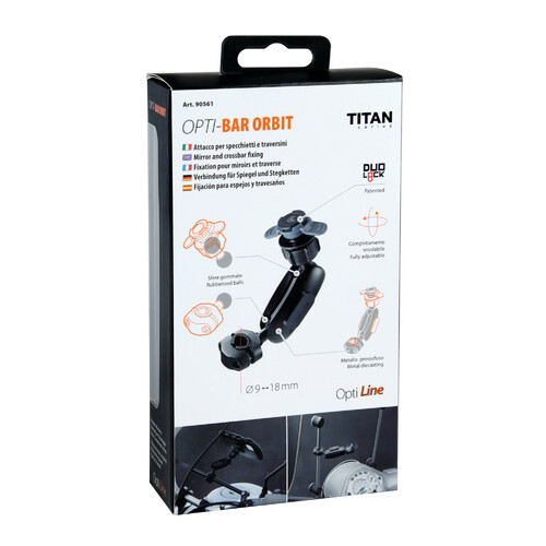 Titan Bar Orbit, supporto a braccio snodato con attacco per specchietti e traversini - immagine 15