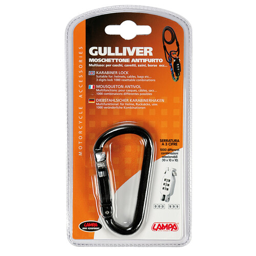 Gulliver, moschettone-antifurto - Black - immagine 4