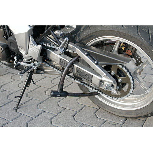 Cobra, treccia multipla in acciaio – 120 cm