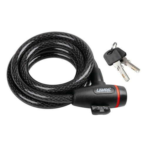 Club, cavo antifurto in acciaio Ø 12 mm – 180 cm