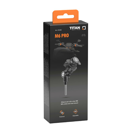 Titan M6 Pro, supporto con attacco per viti e riser M6 - immagine 7