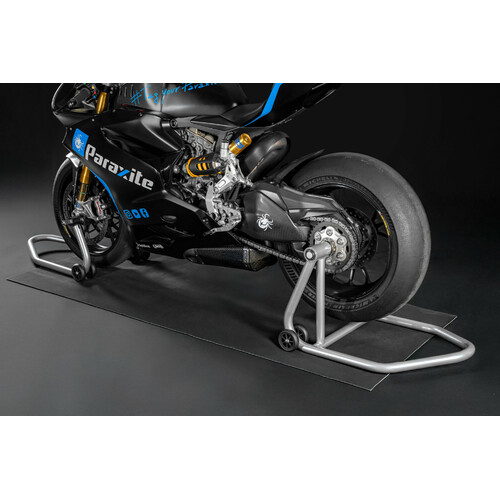 Cavalletto posteriore per moto, monobraccio sinistro - immagine 6