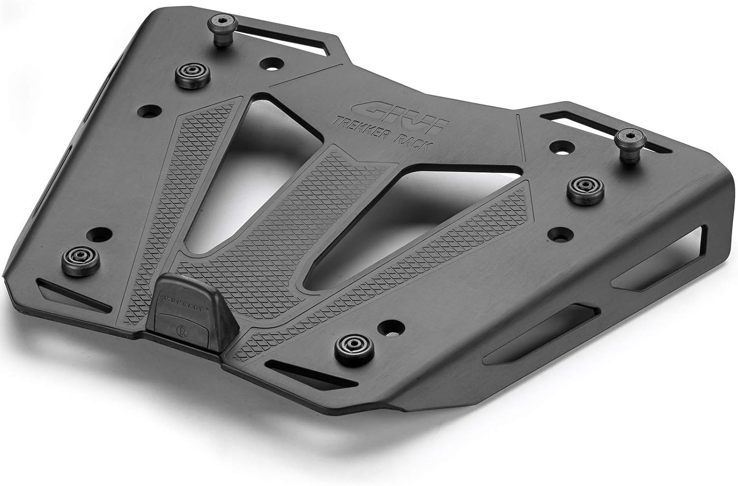 GIVI M8B - PIASTRA TREKKER RACK ALLUMINIO ANODIZZATO NERO
