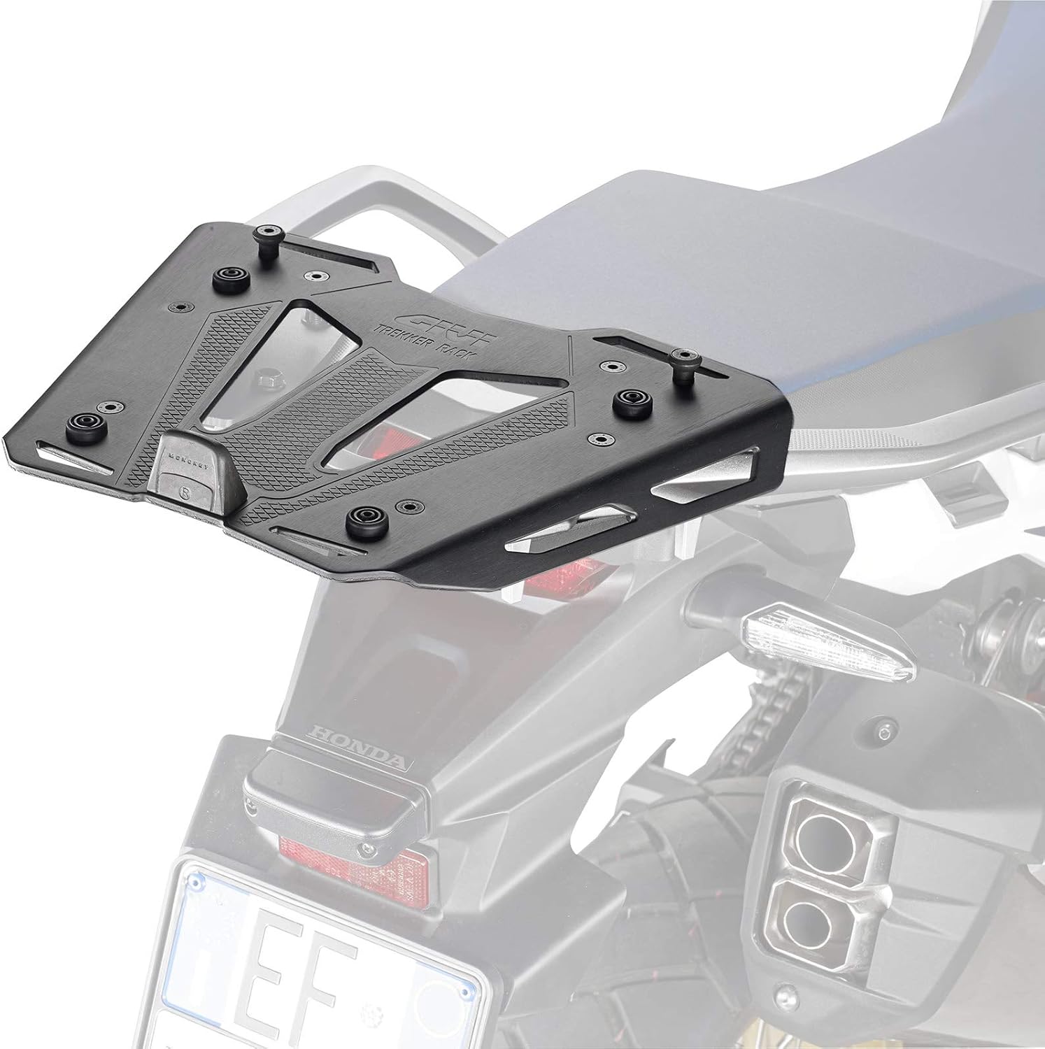 GIVI M8B - PIASTRA TREKKER RACK ALLUMINIO ANODIZZATO NERO - immagine 2