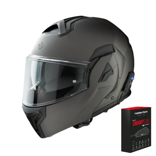 Casco Tucano Urbano FASTFLIP by MIDLAND con INTERFONO INTEGRATO