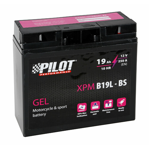 Batteria 12V – Pilot GEL – 19 Ah – 250 A