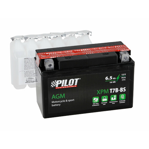 Batteria 12V – Pilot AGM – 6,5 Ah – 70 A