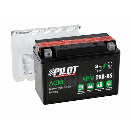 Batteria 12V – Pilot AGM – 8 Ah – 90 A