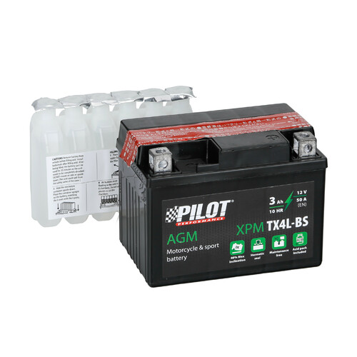 Batteria 12V – Pilot AGM – 3 Ah – 50 A
