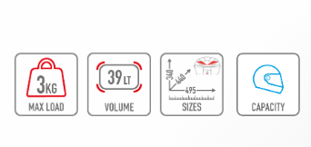 BAULETTO B39NT GIVI 39L - immagine 2