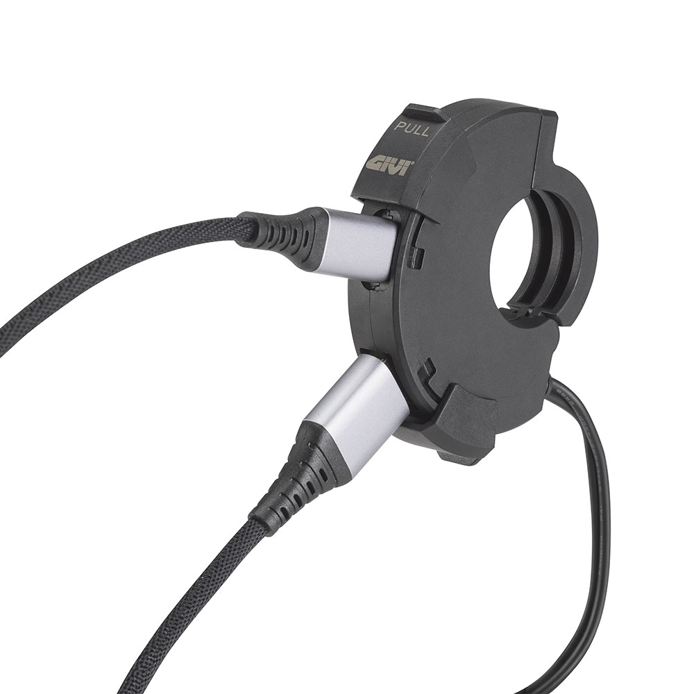 GIVI S120 Presa elettrica USB e USB-C da manubrio - immagine 3