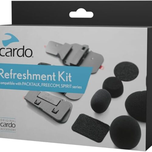 Cardo Kit Packtalk Freecom 4X Spirit HD Intercom Support Headphones Microphone Kit One Size