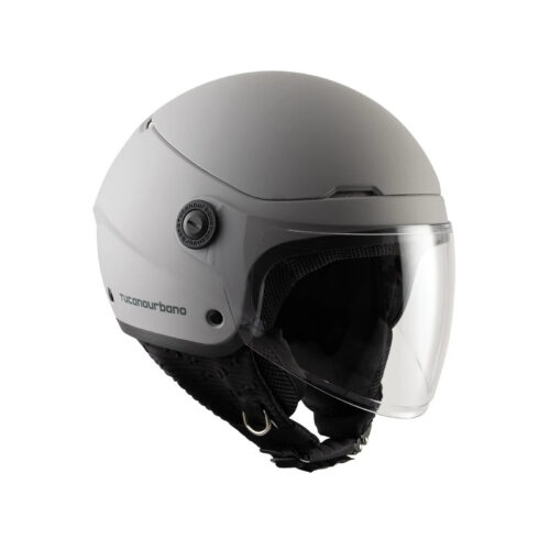 Casco Demi-jet TUCANO URBANO EL’POP Matt Light Grey omologato ECE 22.06