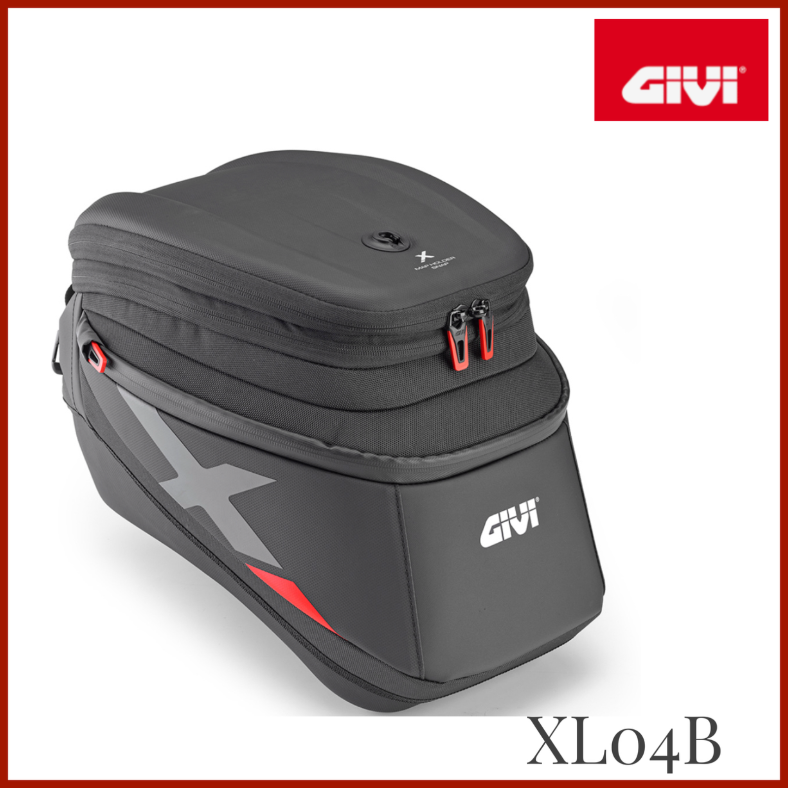 GIVI XL04 BORSA DA SERBATOIO TANKLOCK ESTENSIBILE DA 15 A 20 L NERA