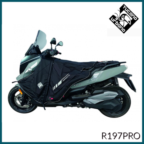 TUCANO URBANO R197PRO COPRIGAMBE TERMOSCUD PER MOTO SCOOTER IMPERMEABILE NERO