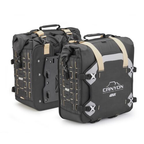 GIVI GRT709B CANYON COPPIA DI BORSE LATERALI 35+35 LT IMPERMEABILE NERI