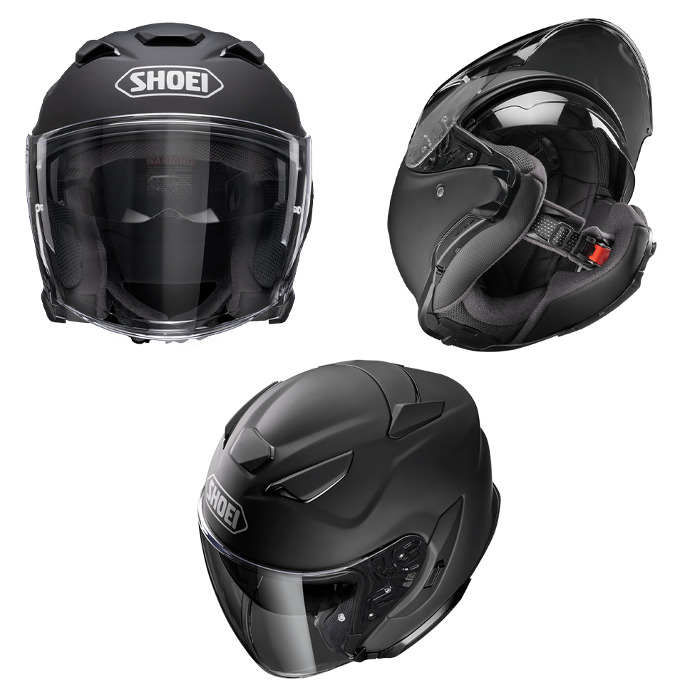 CASCO SHOEI JET J-CRUISE 3 MATT BLACK - immagine 2