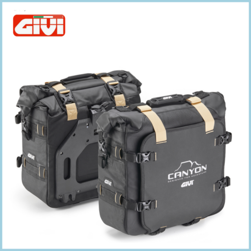 GIVI GRT720B COPPIA DI BORSE LATERALI WATERPROOF MONOKEY 25 L CON CINGHIE BEIGE