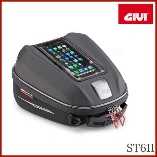 GIVI ST611 BORSA DA SERBATOIO TANKLOCK 6 LT IMPERMEABILE NERA