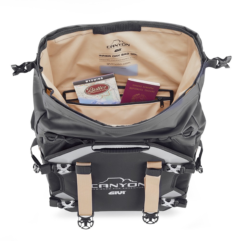 Borsa laterale Monokey Cam-Side GIVI GRT725 CANYON impermeabile 30L - immagine 4