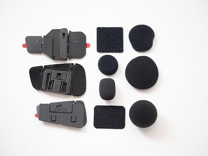 Cardo Kit Packtalk Freecom 4X Spirit HD Intercom Support Headphones Microphone Kit One Size - immagine 3