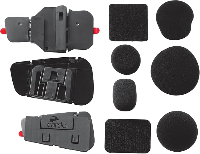 Cardo Kit Packtalk Freecom 4X Spirit HD Intercom Support Headphones Microphone Kit One Size - immagine 2
