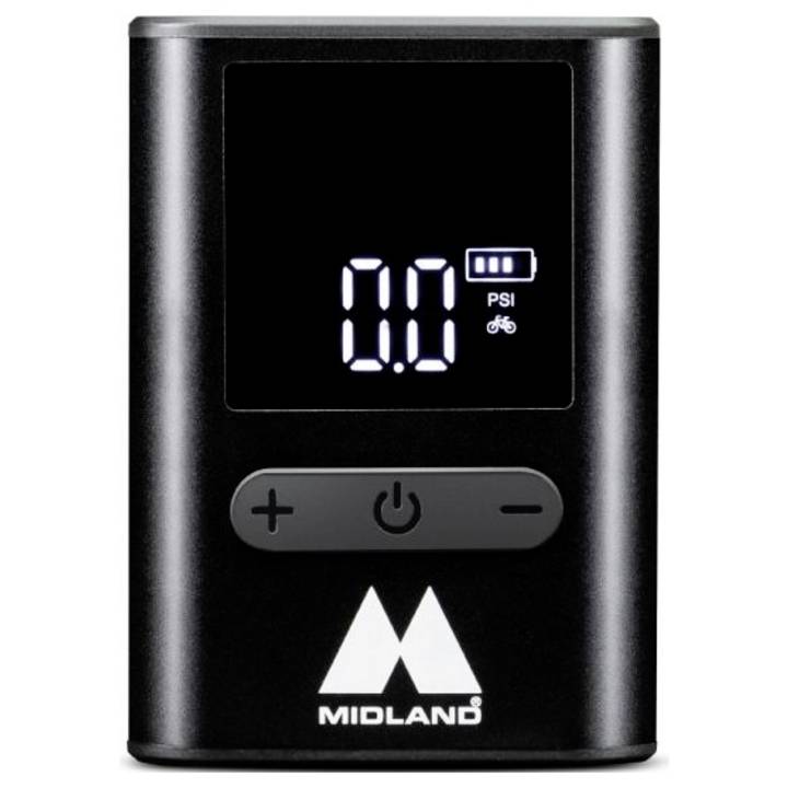 Midland ENERPUMP MINI - Compressore Ad Aria Con Power Bank E Kit Di Riparazione
