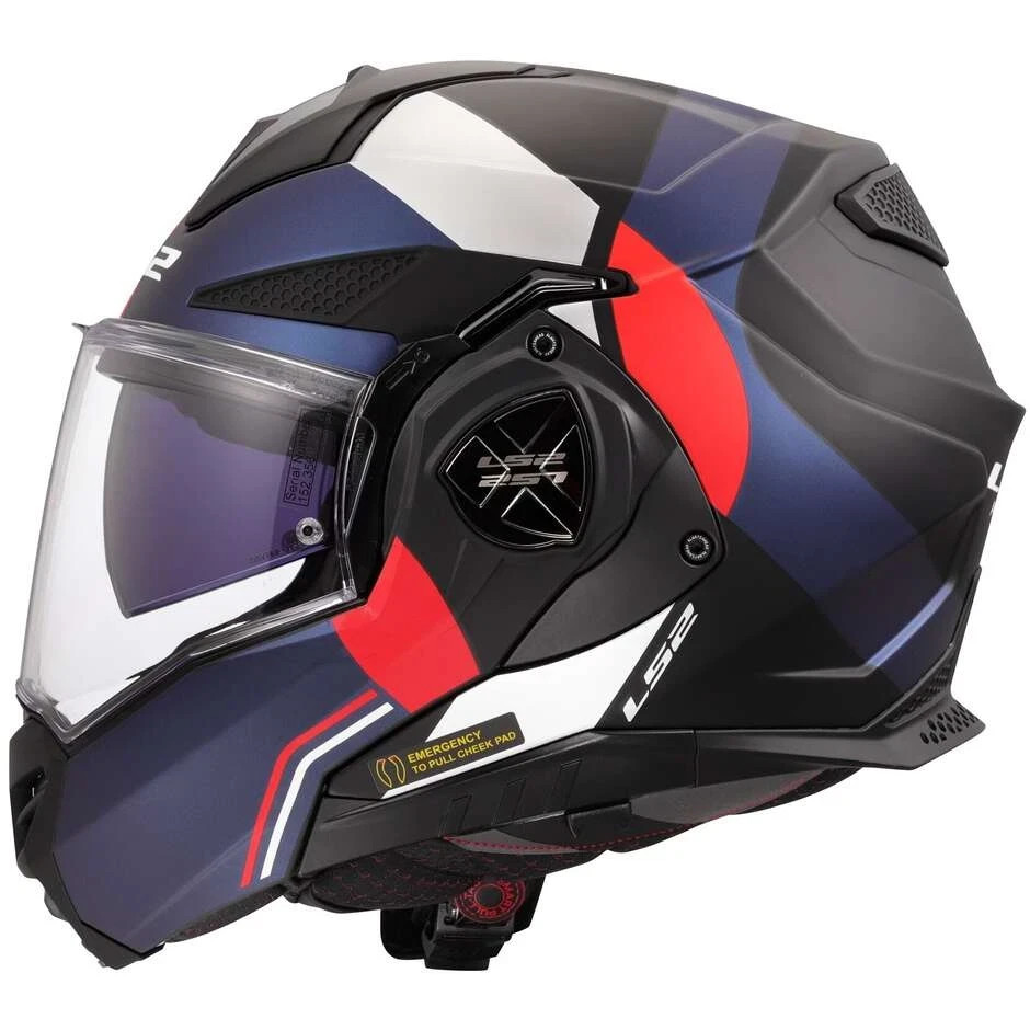 CASCO MODULARE LS2 FF901 ADVANT X ULTRA BLUE RED-06 | LS2 | - immagine 2