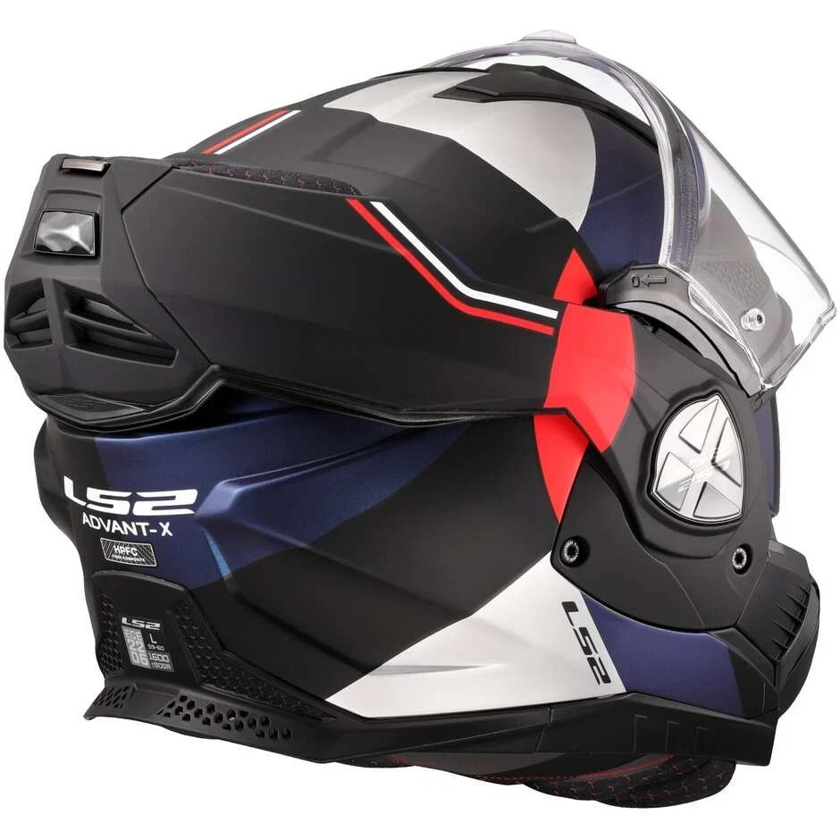CASCO MODULARE LS2 FF901 ADVANT X ULTRA BLUE RED-06 | LS2 | - immagine 6