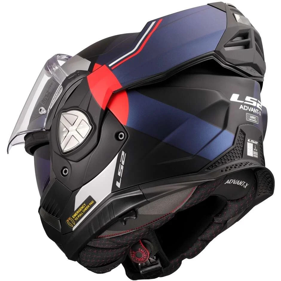 CASCO MODULARE LS2 FF901 ADVANT X ULTRA BLUE RED-06 | LS2 | - immagine 7