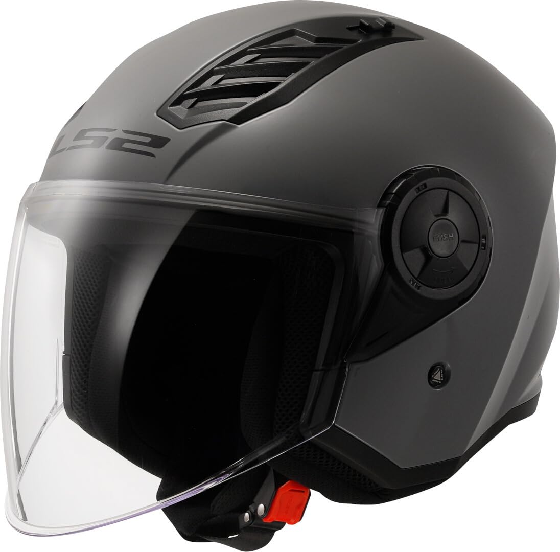 LS2 Open Faced Motorcycle Helmet Airflow II ECE 22.06