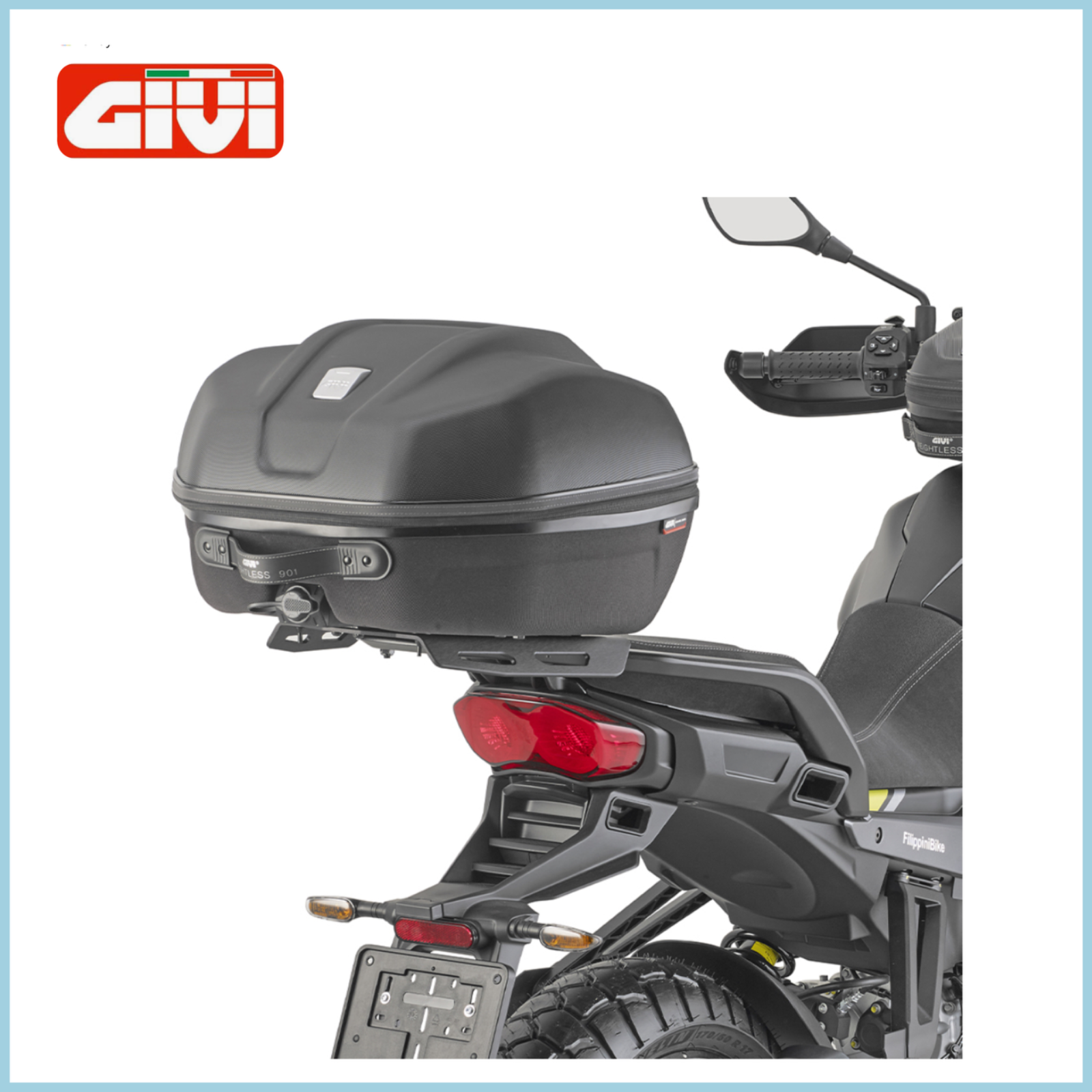 GIVI WL901B BORSA POSTERIORE SEMIRIGIDA CON SISTEMA DI ATTACCO MONOKEY, 34 LT - immagine 2