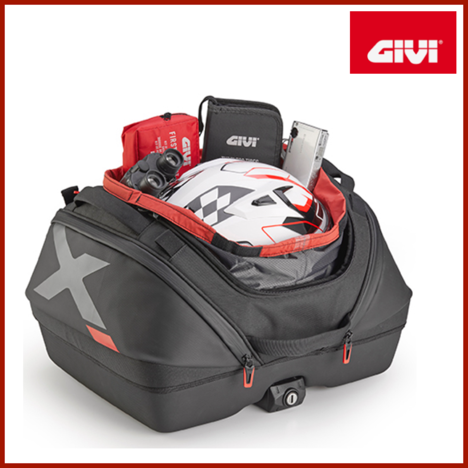 GIVI XL08B BORSA VALIGIA MONOKEY 40 LT E SACCA INTERNA REMOVIBILE IMPERMEABILE - immagine 6