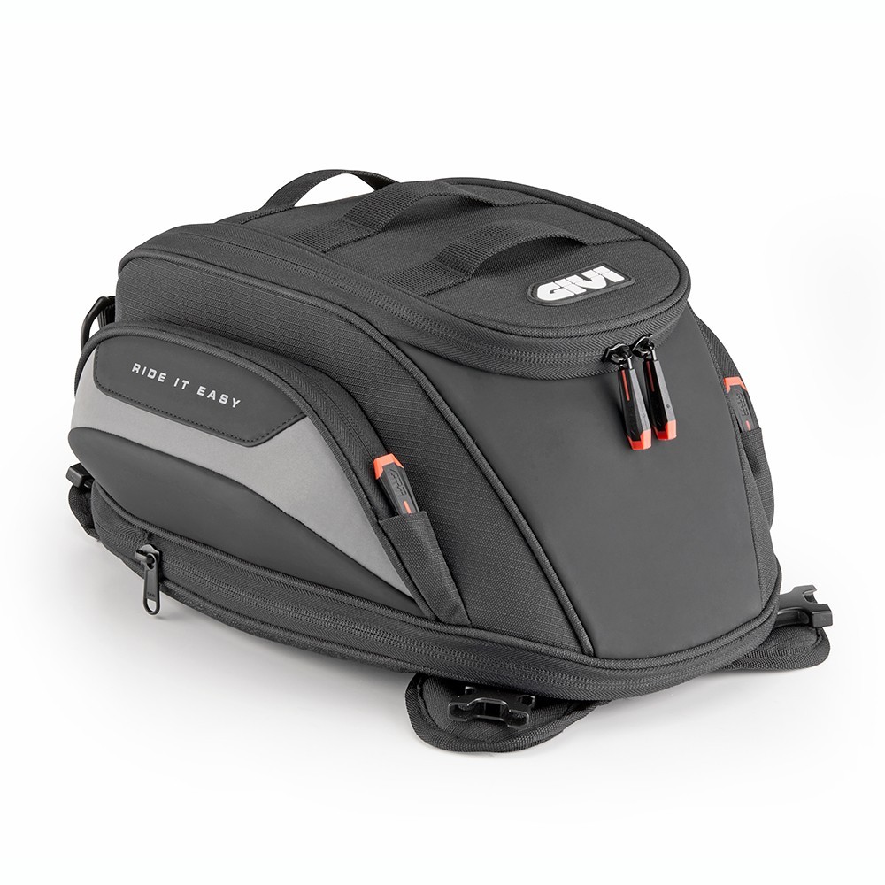GIVI EASY04 BORSA SERBATOIO MOTO MAGNETICA ESPANDIBILE 12-16L ANTIPIOGGIA NERA