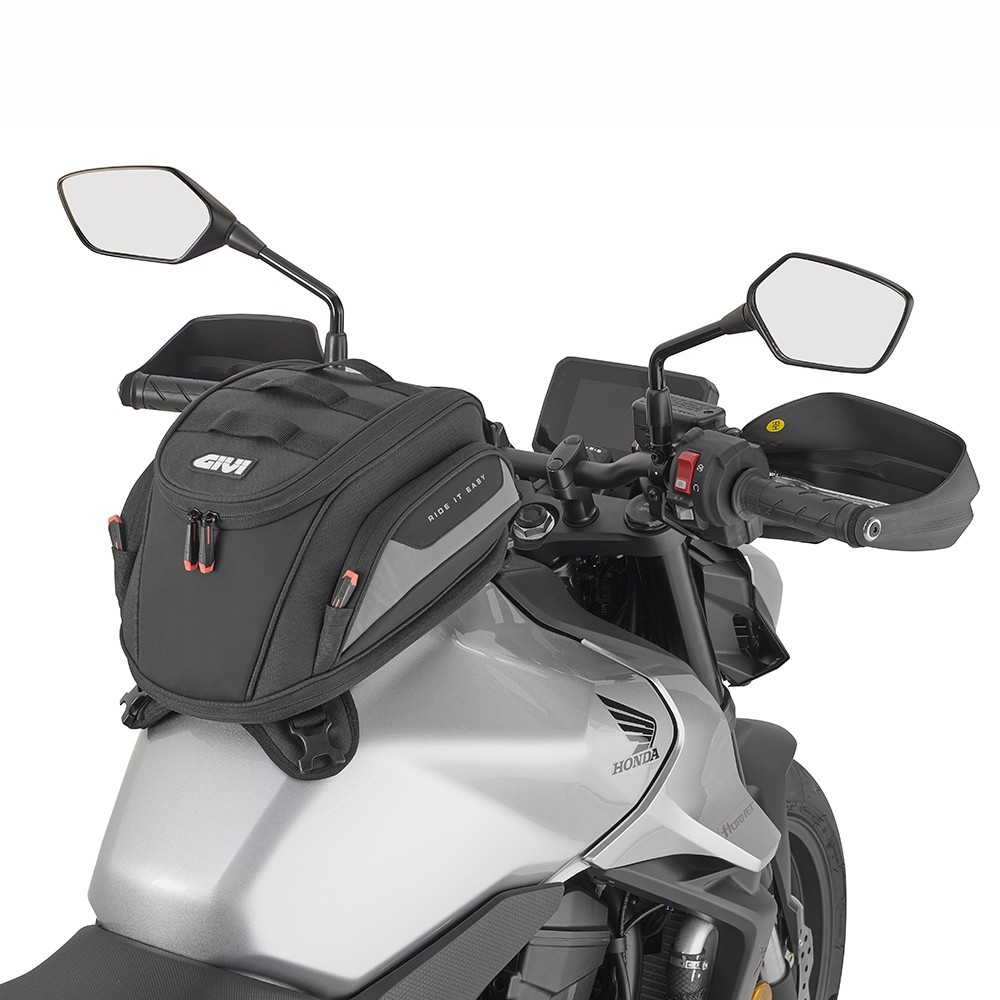 GIVI EASY04 BORSA SERBATOIO MOTO MAGNETICA ESPANDIBILE 12-16L ANTIPIOGGIA NERA - immagine 2