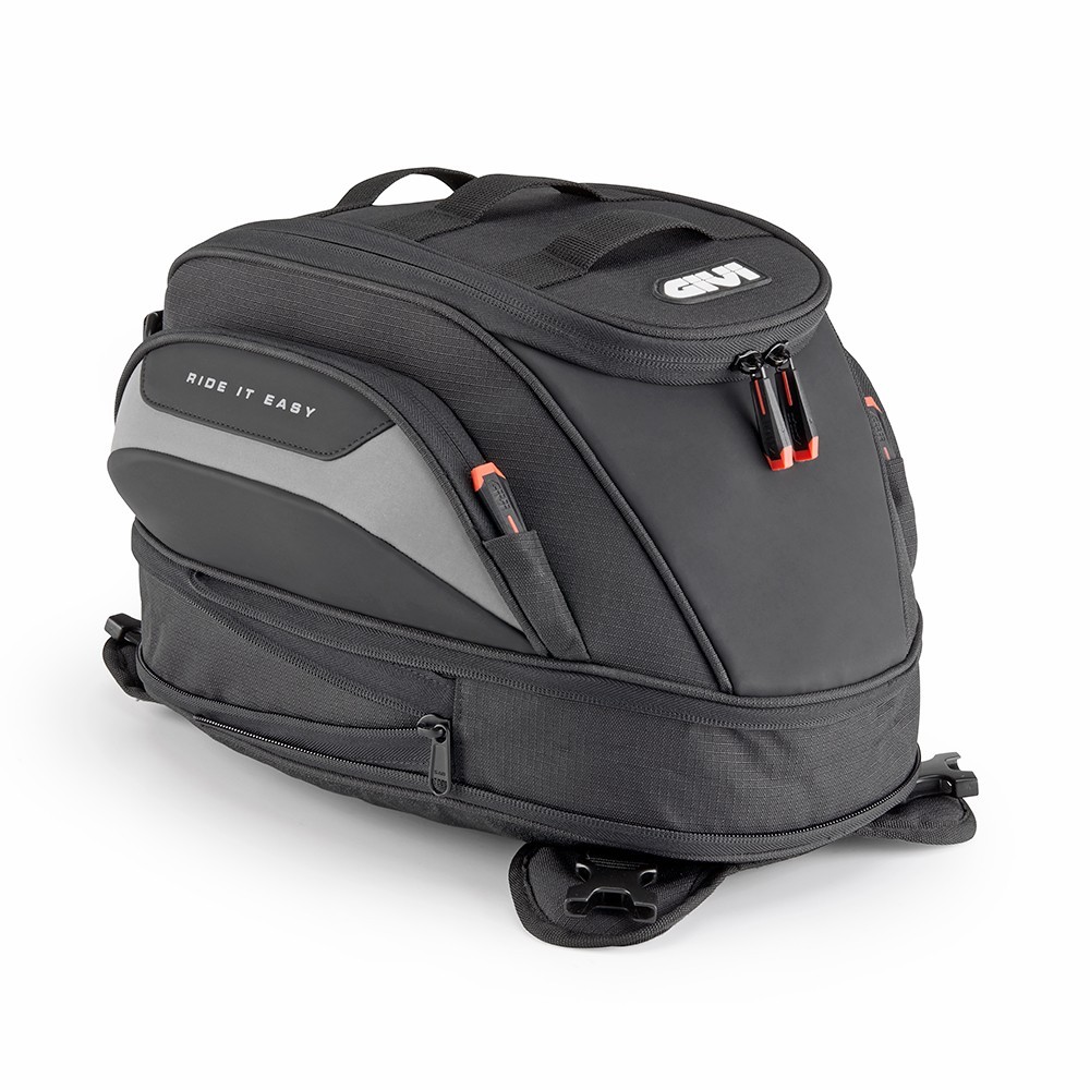 GIVI EASY04 BORSA SERBATOIO MOTO MAGNETICA ESPANDIBILE 12-16L ANTIPIOGGIA NERA - immagine 4