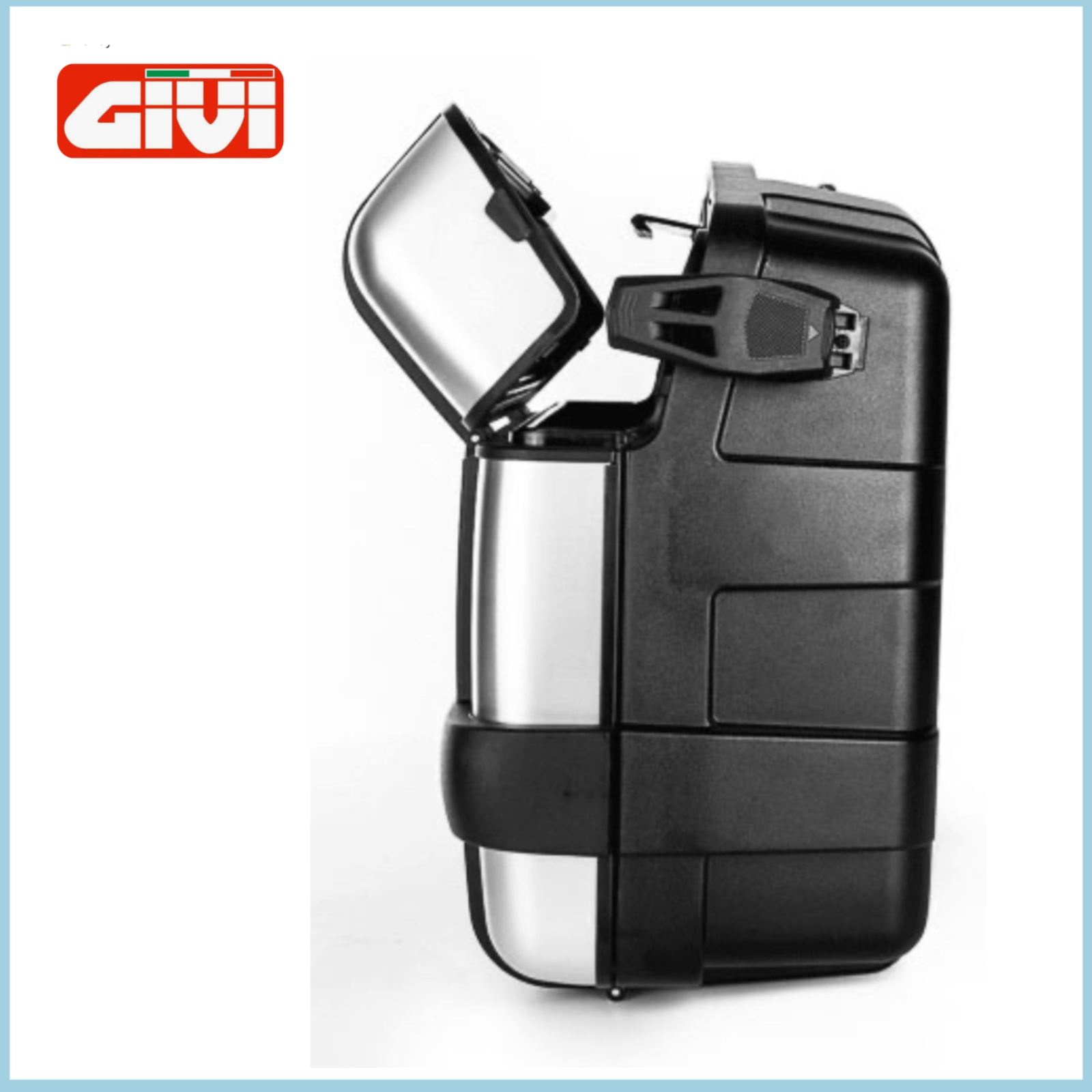 GIVI TRK33PACK2 SET DUE VALIGIE NERE CON CHIAVE SECURITY LOCK E TERZO CILINDRO - immagine 2