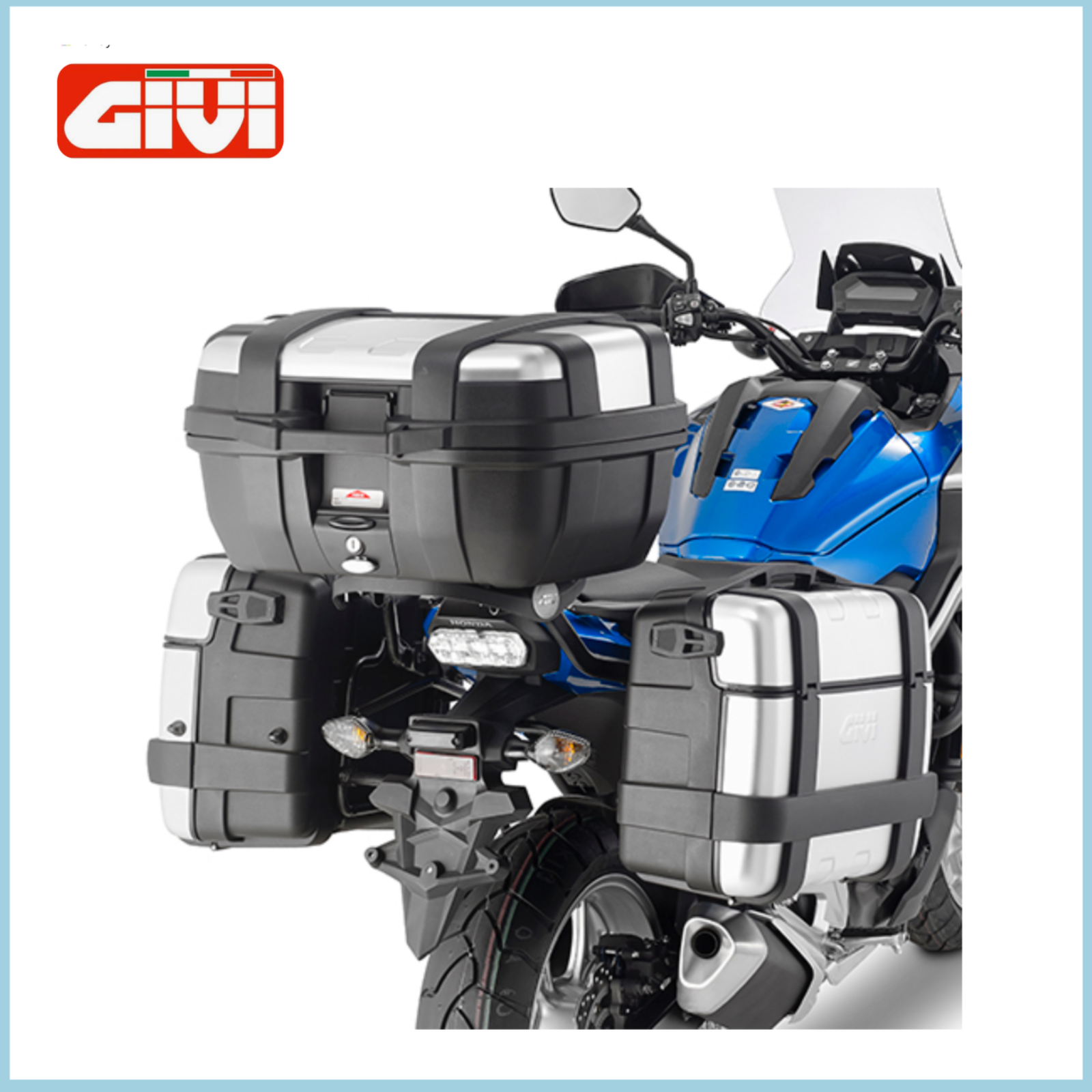 GIVI TRK33PACK2 SET DUE VALIGIE NERE CON CHIAVE SECURITY LOCK E TERZO CILINDRO - immagine 3