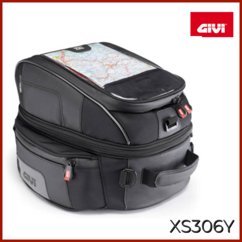 GIVI XS306Y BORSA DA SERBATOIO TANKLOCK ESTENSIBILE 25L NERA