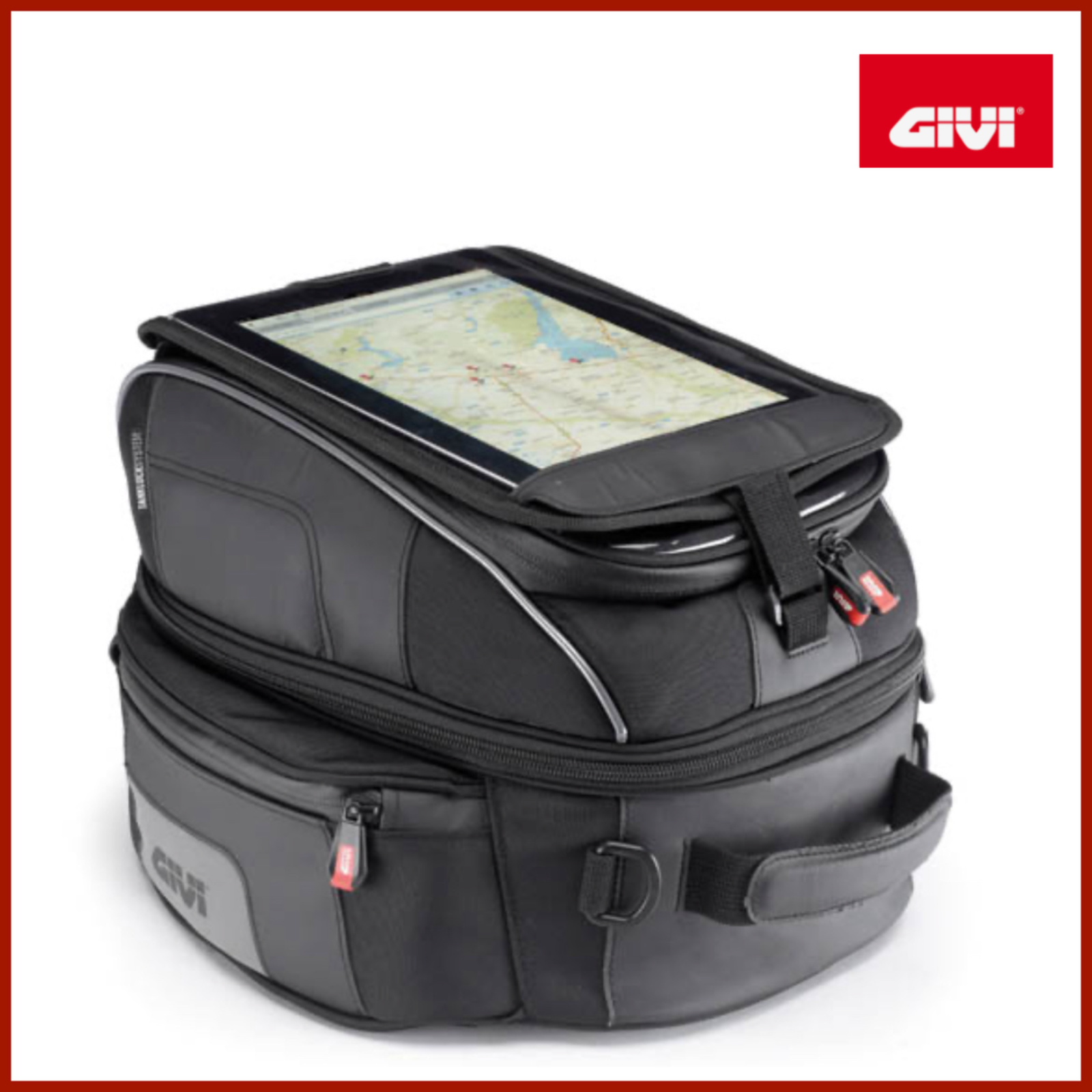 GIVI XS306Y BORSA DA SERBATOIO TANKLOCK ESTENSIBILE 25L NERA - immagine 3