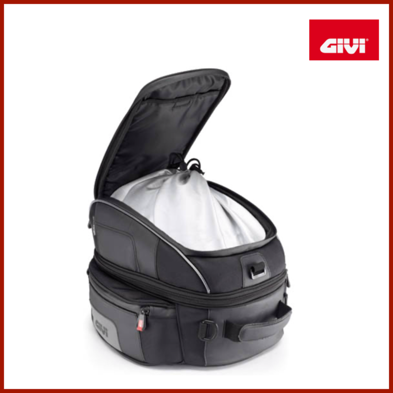 GIVI XS306Y BORSA DA SERBATOIO TANKLOCK ESTENSIBILE 25L NERA - immagine 5