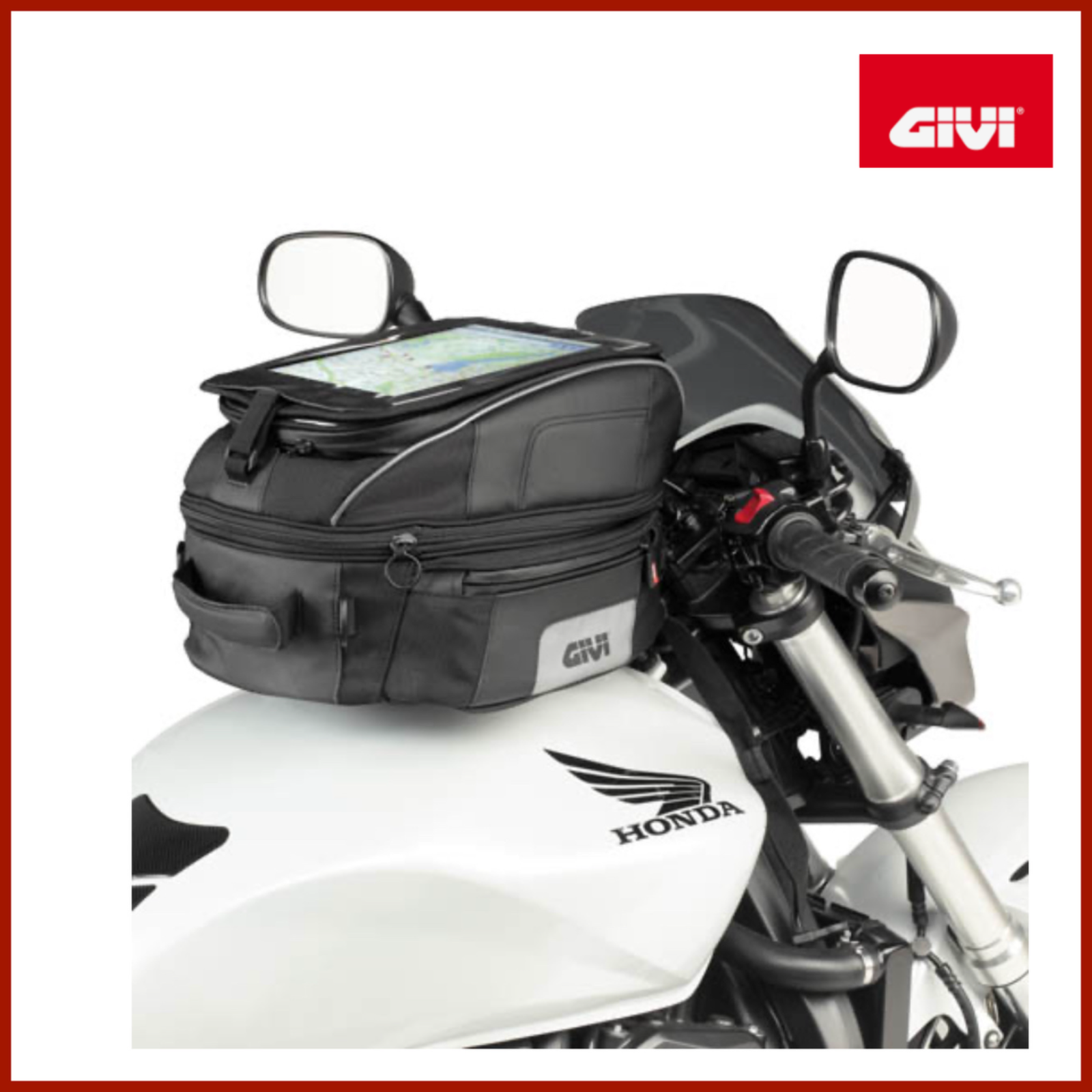 GIVI XS306Y BORSA DA SERBATOIO TANKLOCK ESTENSIBILE 25L NERA - immagine 6