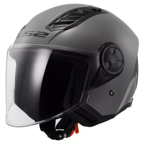 Casco Jet Ls2 OF616 Airflow 2 Solid Nardo Grey