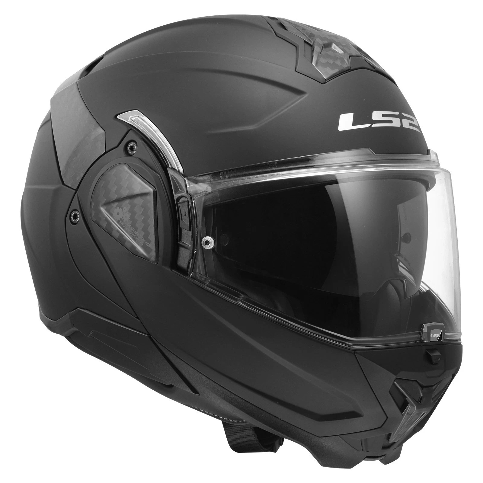 LS2 FF910 Casco Modulare Advant II helmet solid matt black - immagine 7
