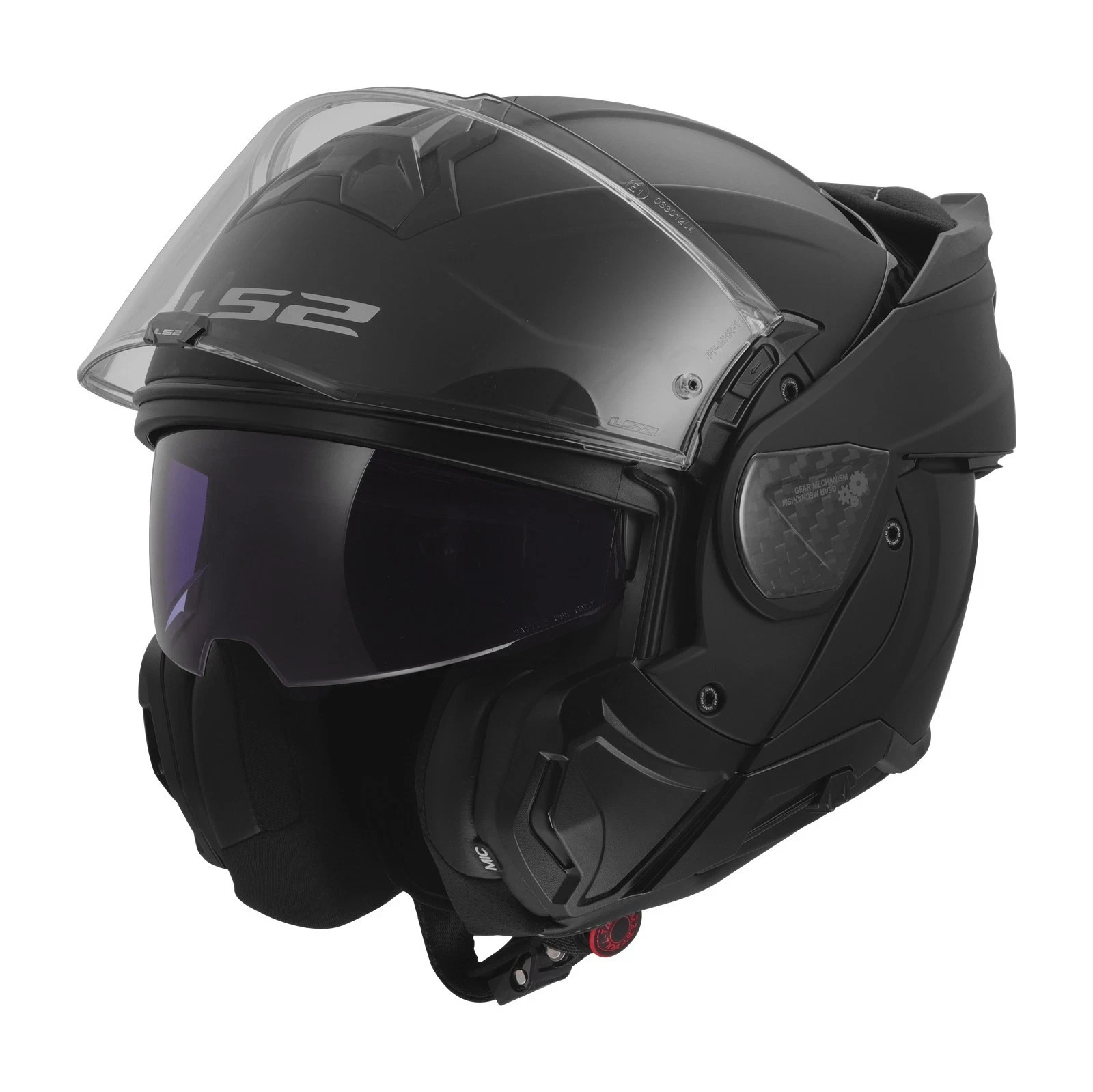 LS2 FF910 Casco Modulare Advant II helmet solid matt black - immagine 8