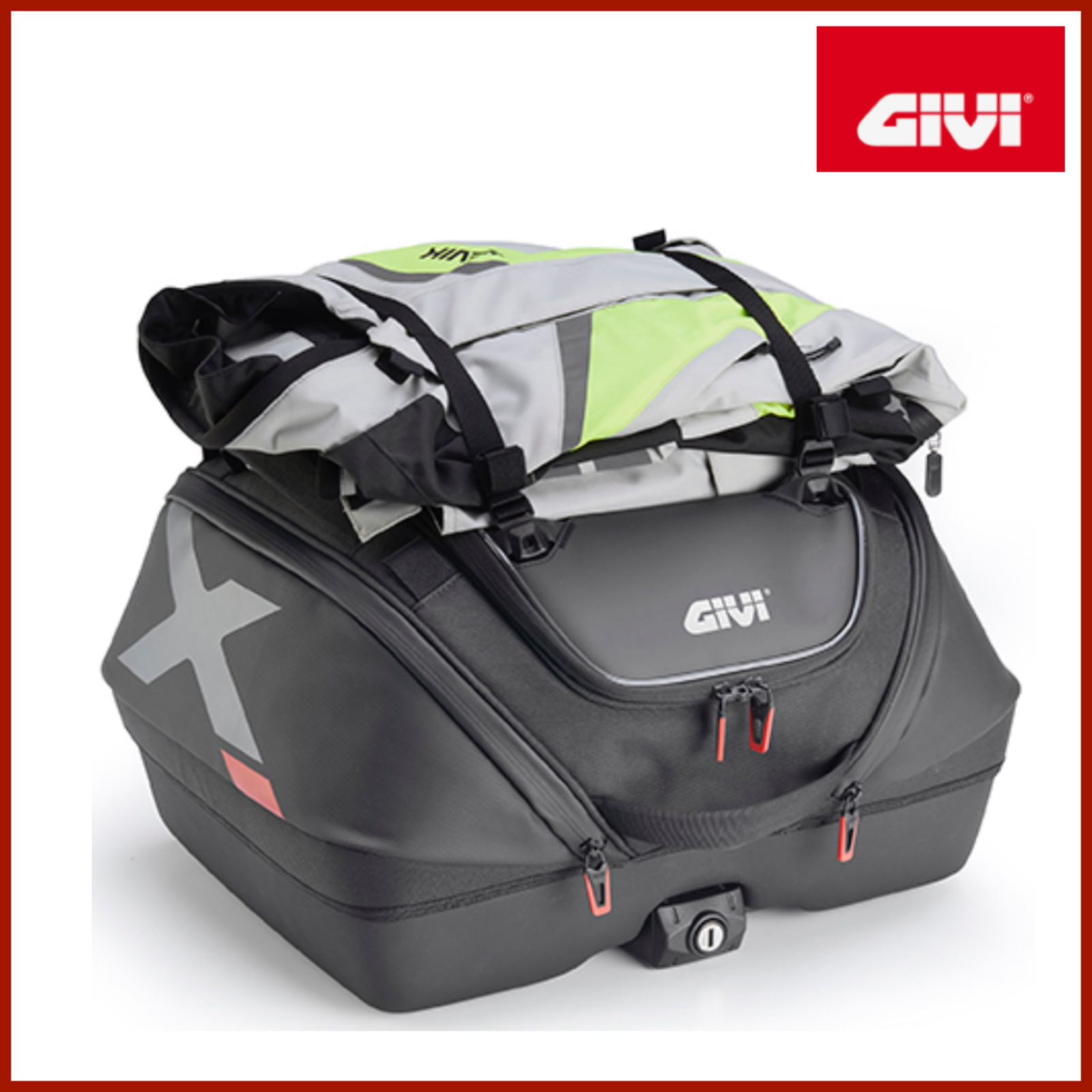 GIVI XL08B BORSA VALIGIA MONOKEY 40 LT E SACCA INTERNA REMOVIBILE IMPERMEABILE - immagine 3
