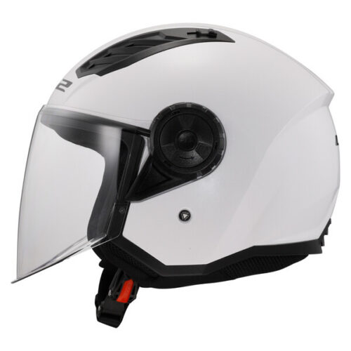 LS2 OF616 Casco Airflow II Solid Gloss White Nuova Omologazione