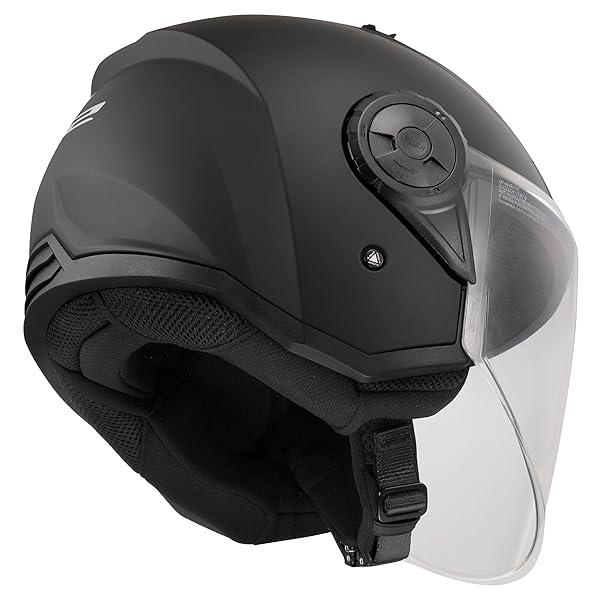 LS2, Casco Moto Jet AIRFLOW II SOLID Matt Black - immagine 2
